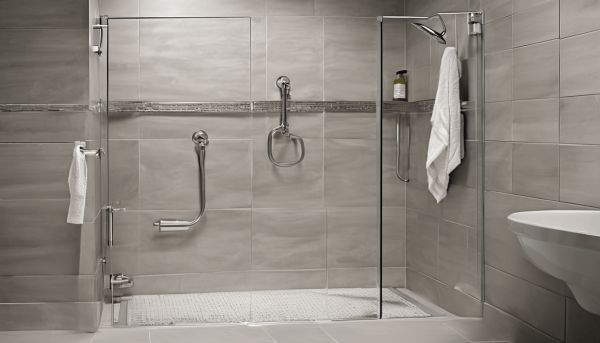 Votre sécurité dans la douche avec une barre de maintien